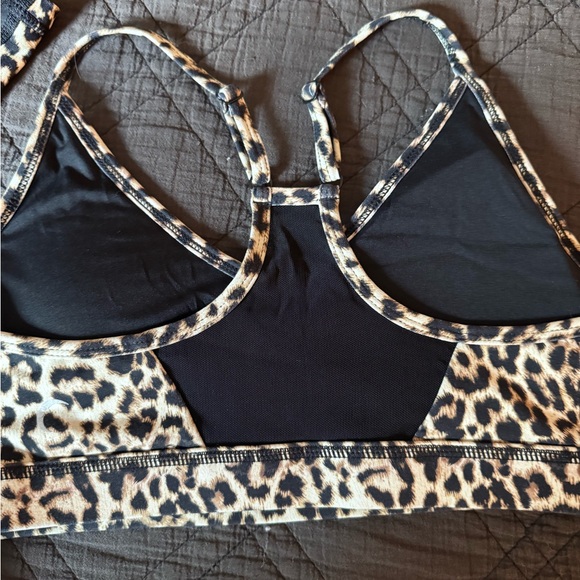 ZYIA Brown and Black Sports Bra & Leggings Set - Picture 3 of 7